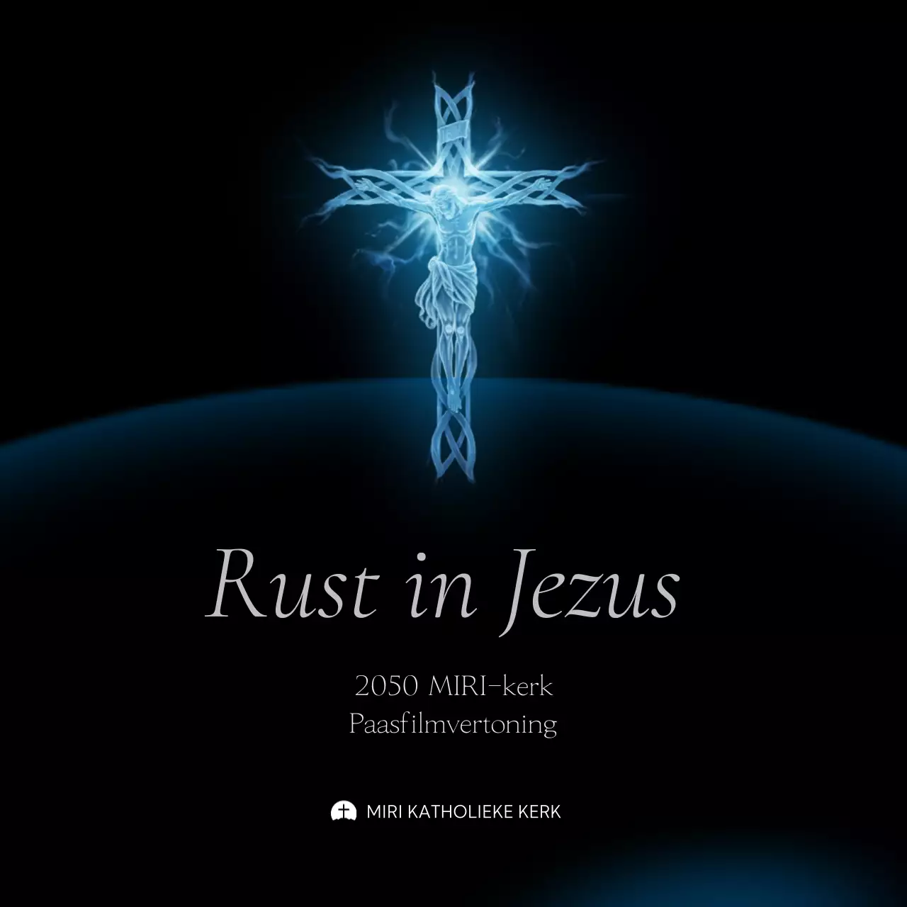 Blauwe eenvoudige paasgids