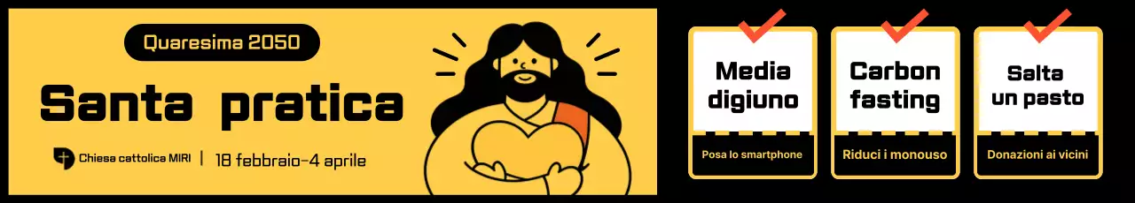 Promozione della campagna ambientale Yellow Simple