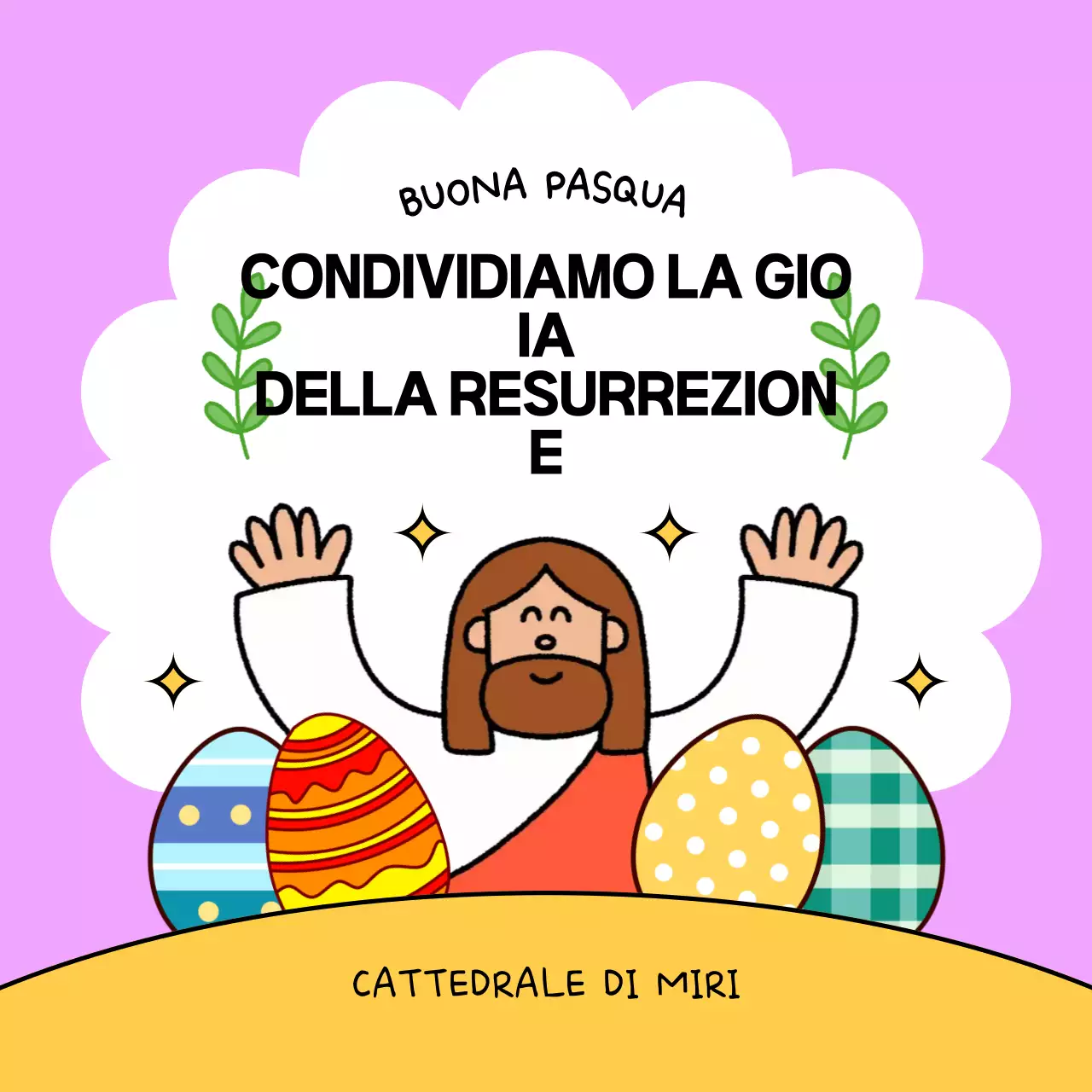 Una celebrazione pasquale carina e adorabile