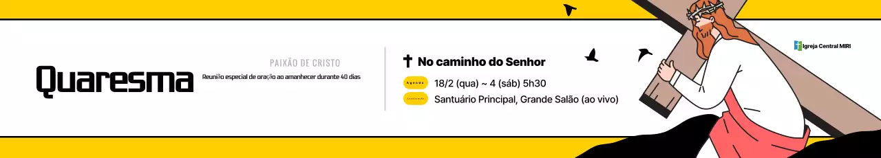 Evento Amarelo Limpo da Quaresma