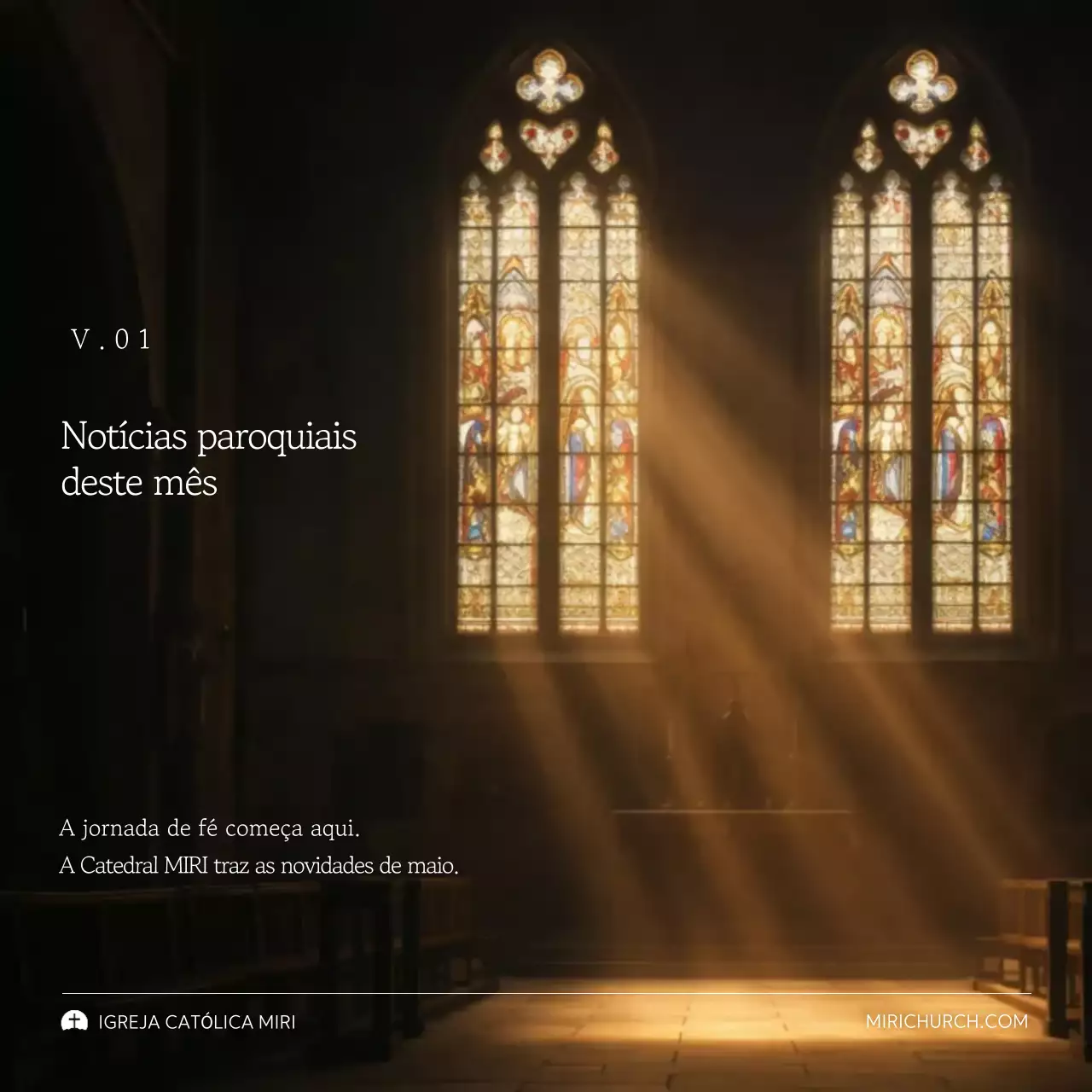 Guia de Notícias da Catedral de Luxo Marrom