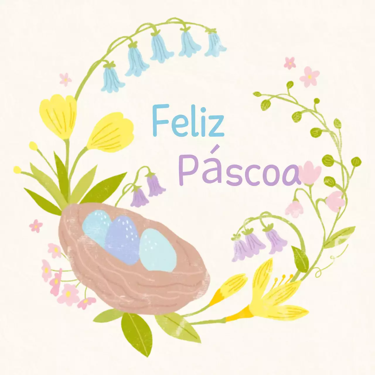 Celebração da Páscoa do Bebê Amarelo