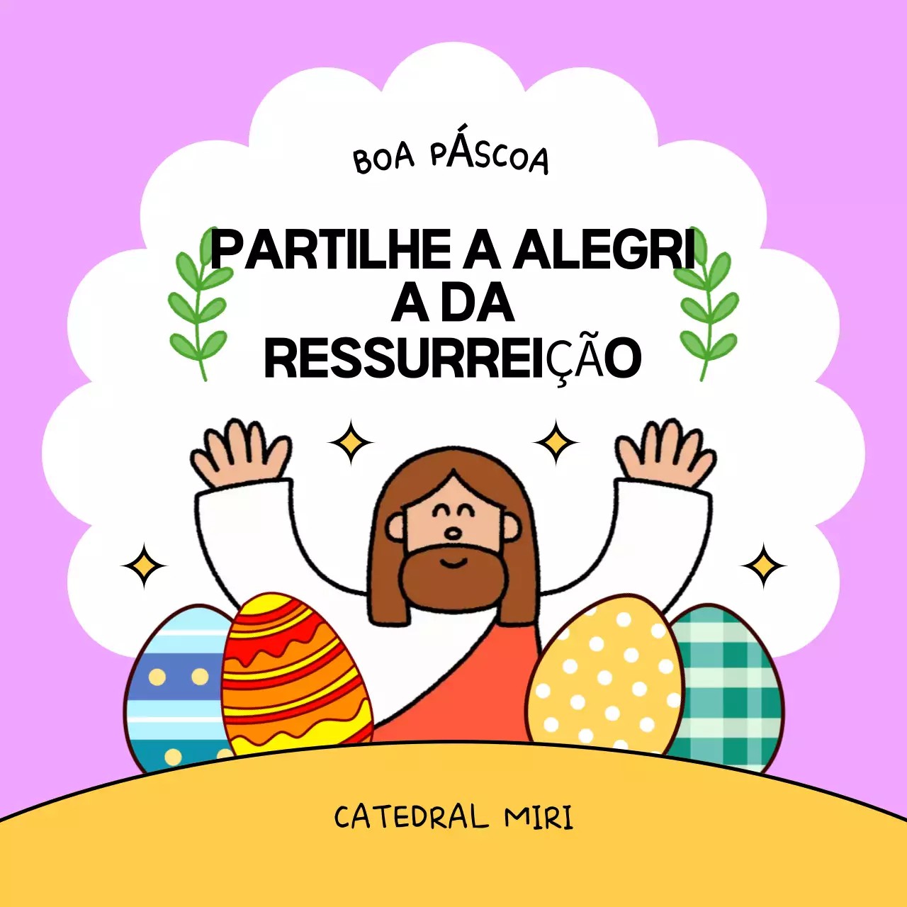 Uma celebração de Páscoa fofa e adorável.