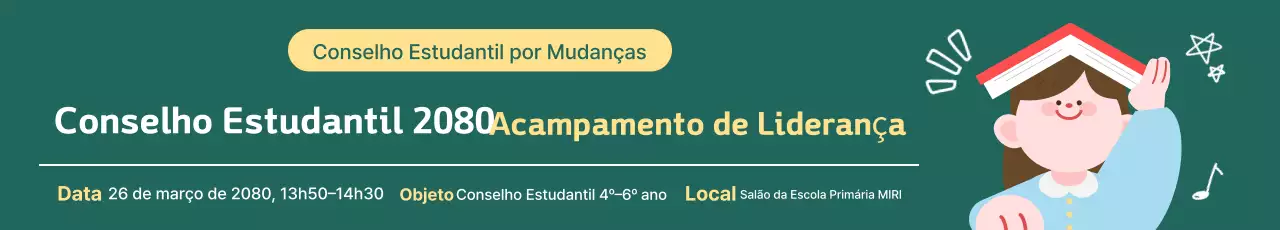 Guia de Recrutamento do Conselho Estudantil Green Simple