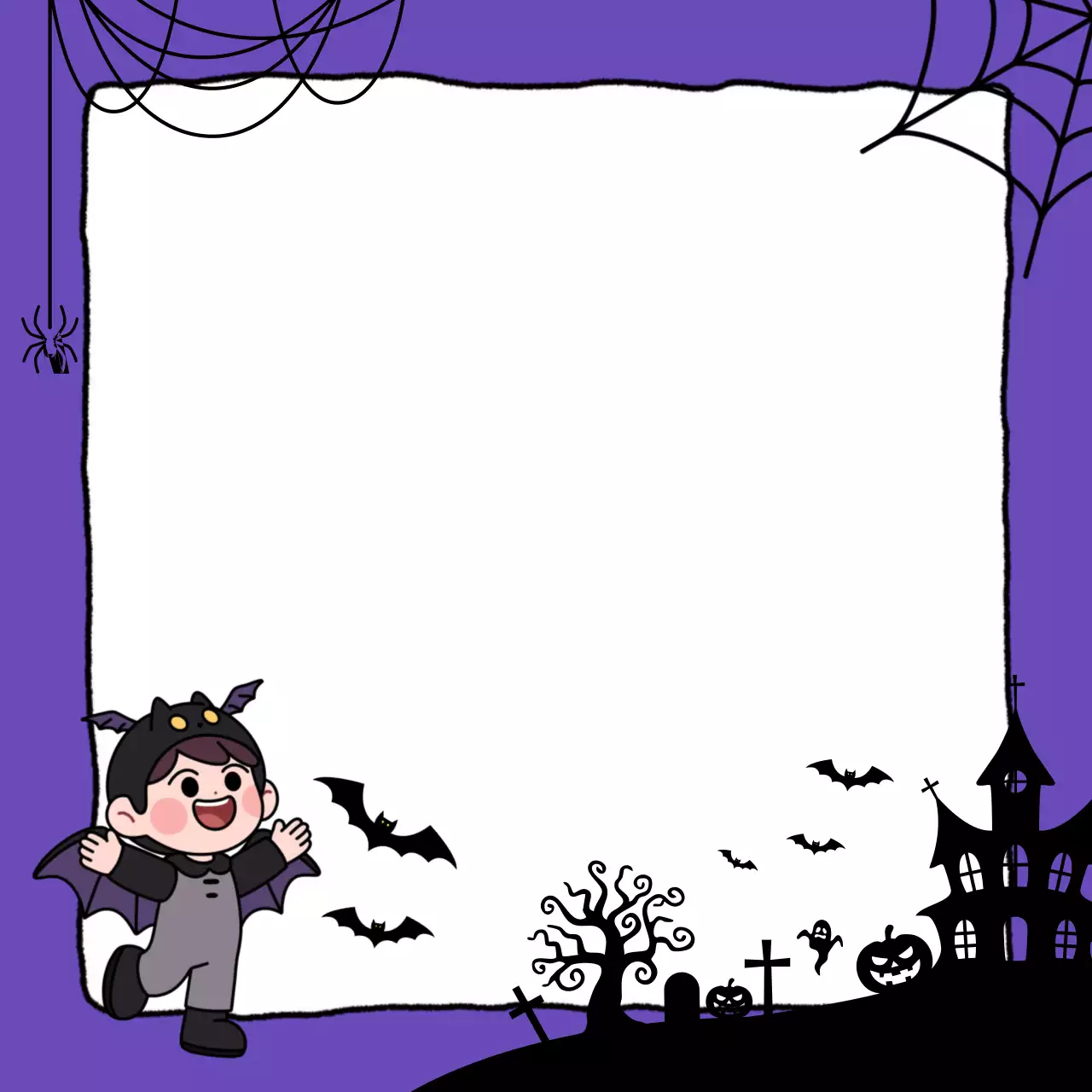 보라 아기자기한 할로윈 포토프레임