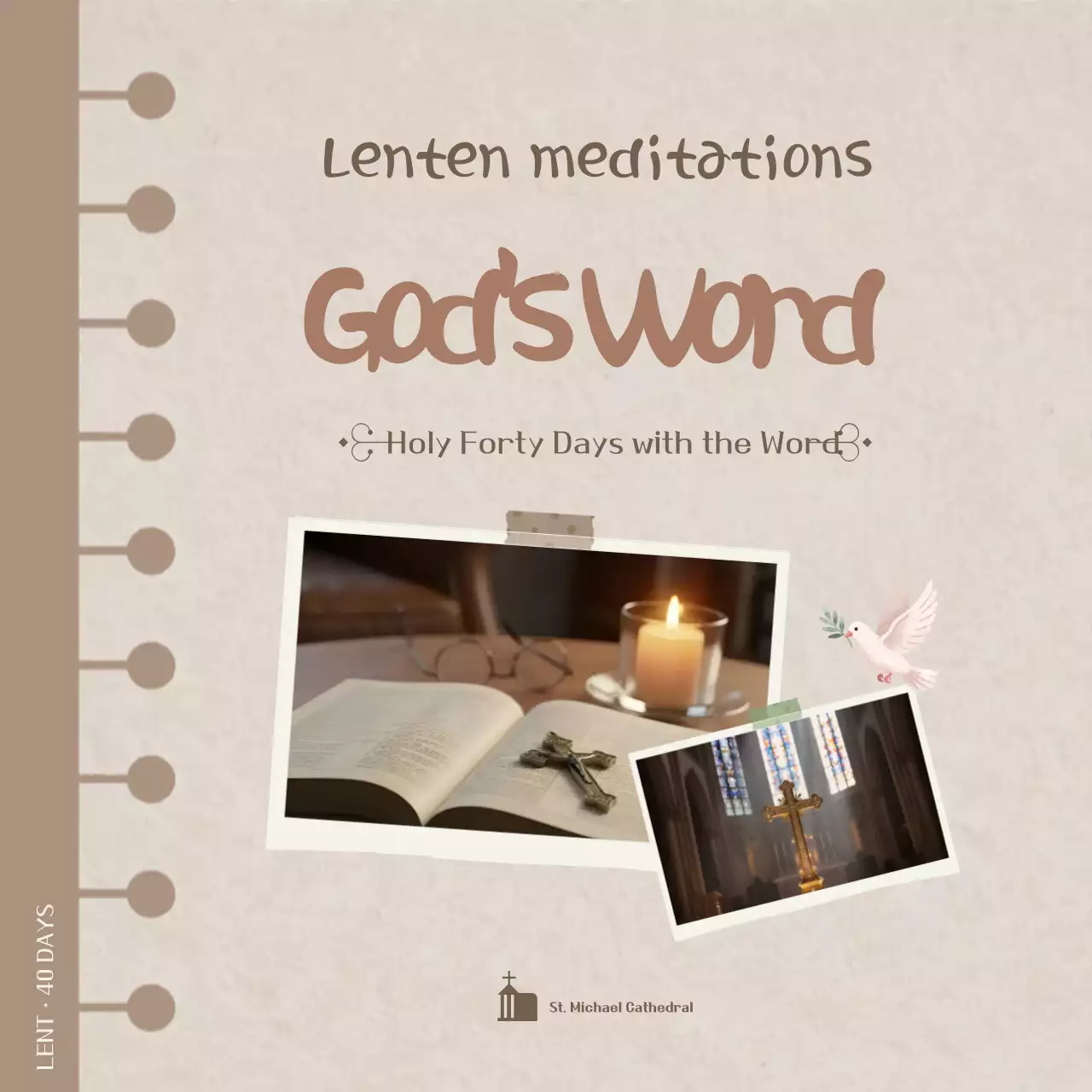 Cẩm nang từ vựng Cơ đốc giáo màu be sạch sẽ