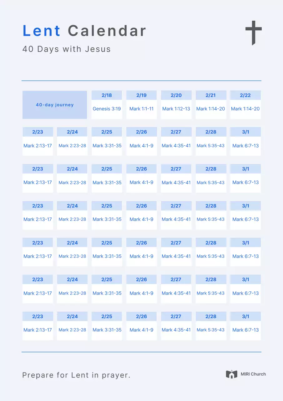 Panduan Puasa Sederhana Berwarna Biru