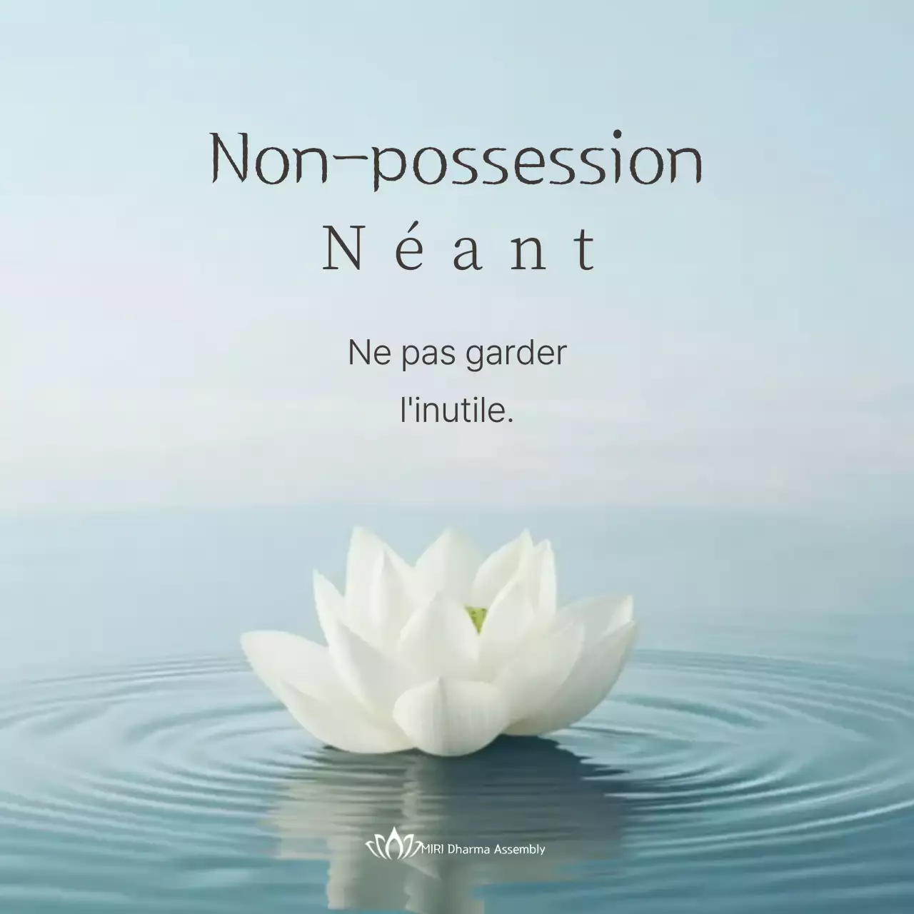 Guide de méditation simple blanc