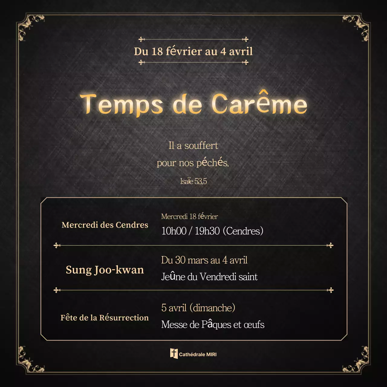 Guide des événements de Pâques Black Classic