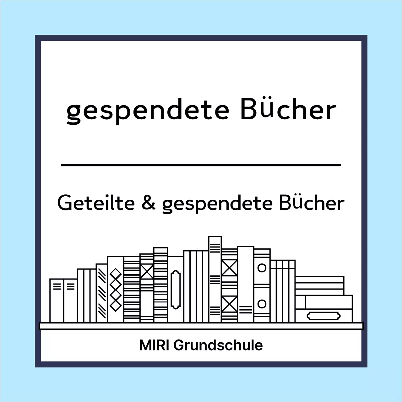 Sky Blue Clean Spendenbuch-Leitfaden
