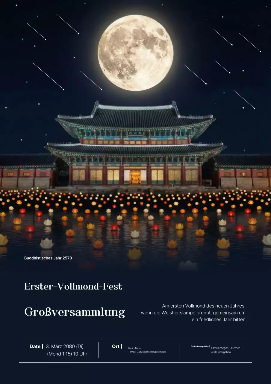 Leitfaden zu traditionellen buddhistischen Zeremonien der Schwarzen