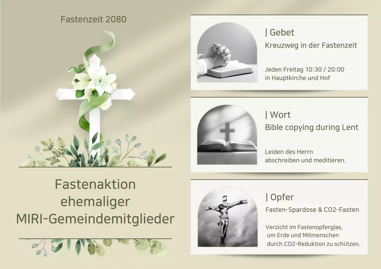 Leitfaden zur beigen Fastenpraxis