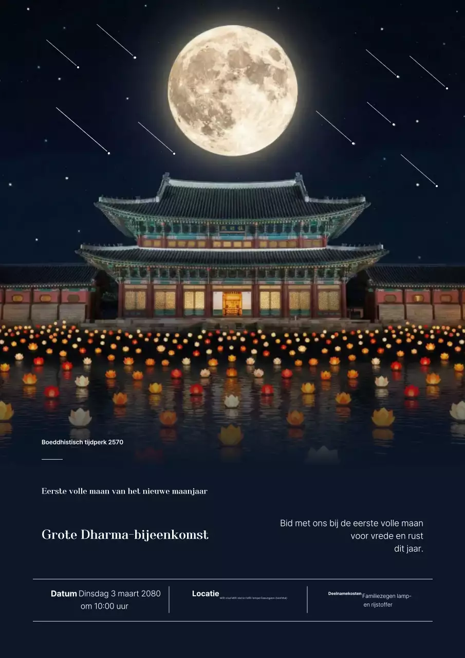 Gids voor traditionele zwarte boeddhistische ceremonies