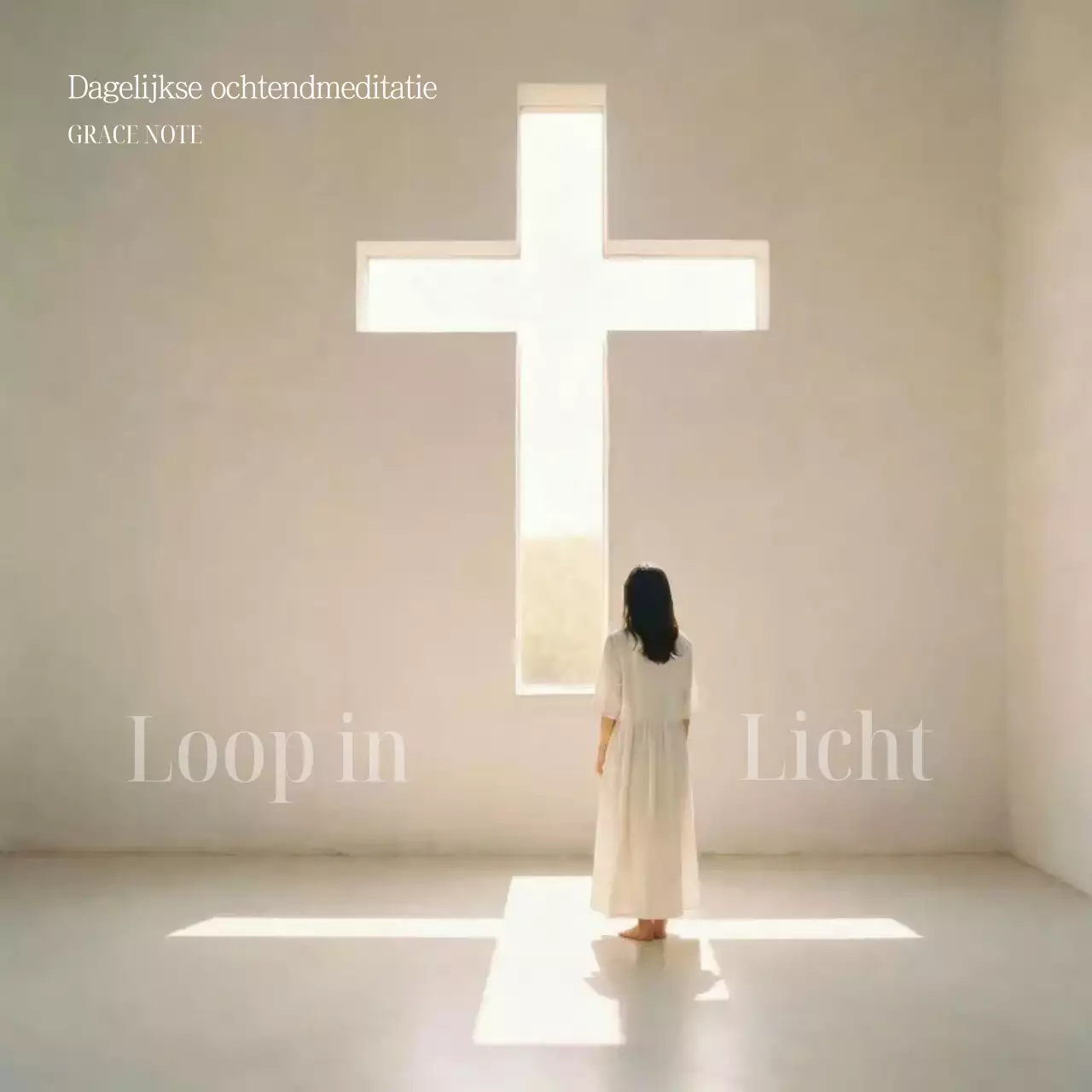 Ivoren eenvoudige christelijke meditatiegids