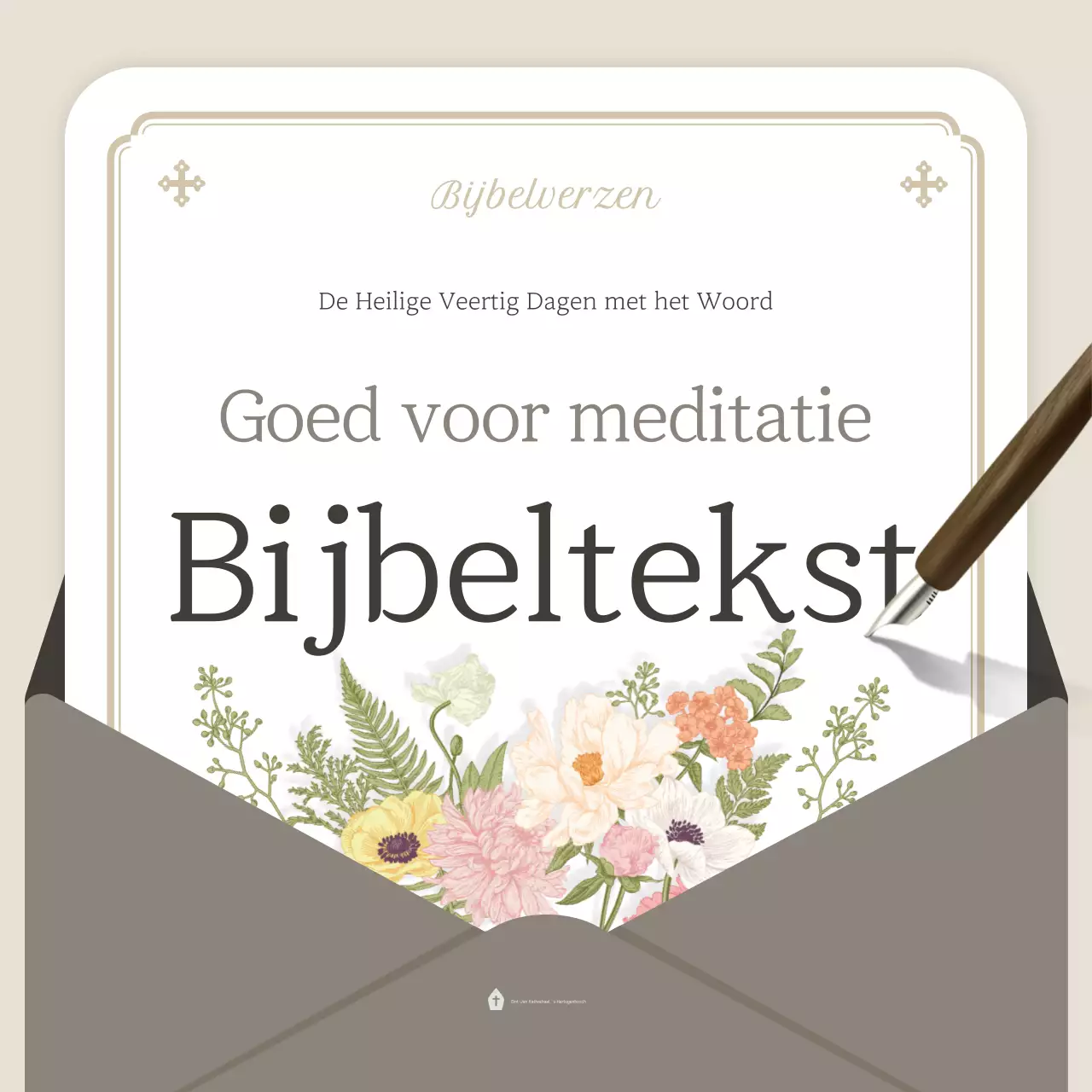 Beige, schone meditatie Bijbelversgids