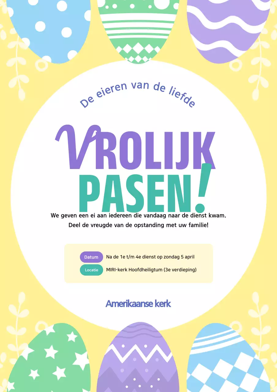 Gele gids voor een schoon Pasen