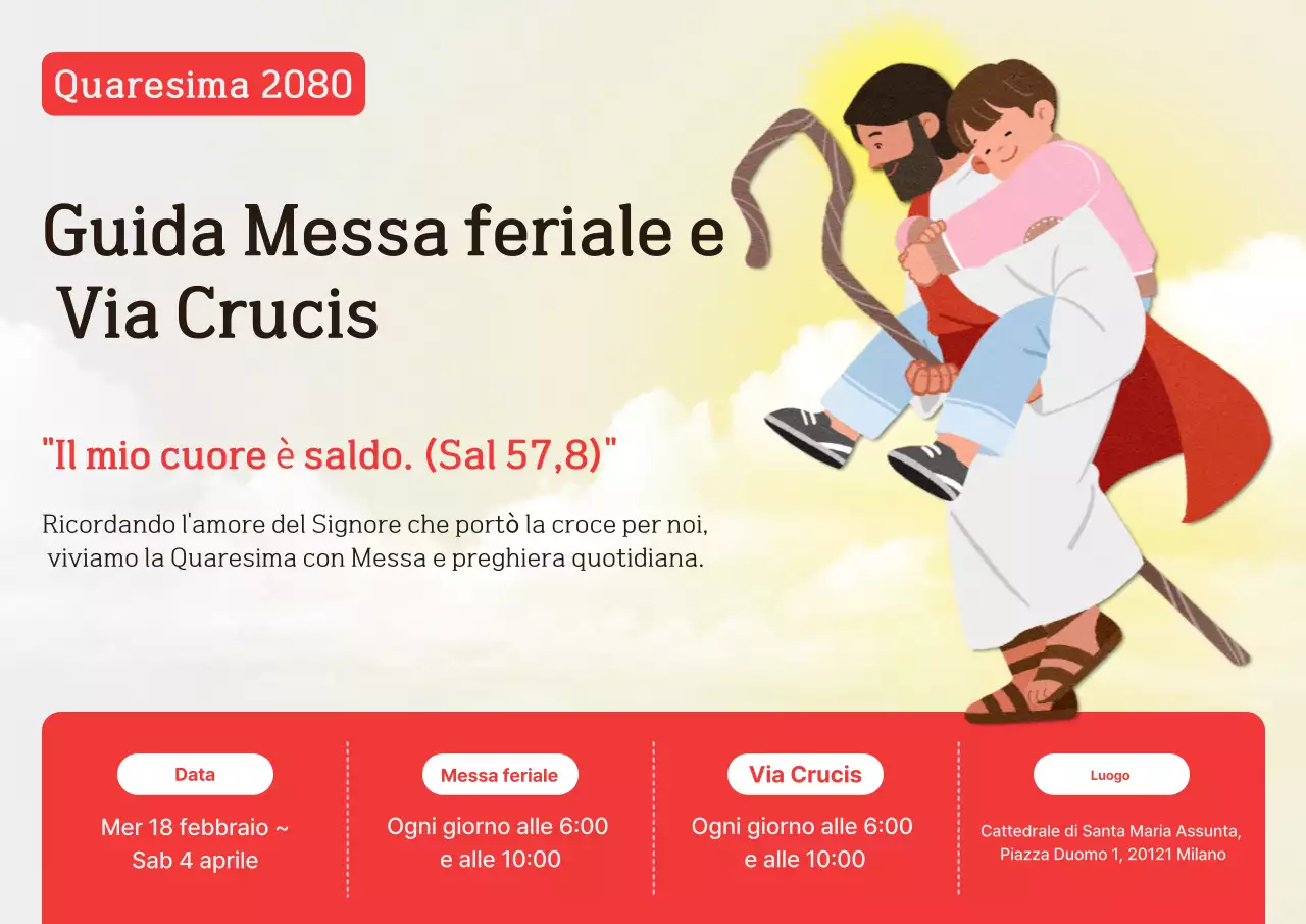 Guida semplice alla messa feriale in rosso