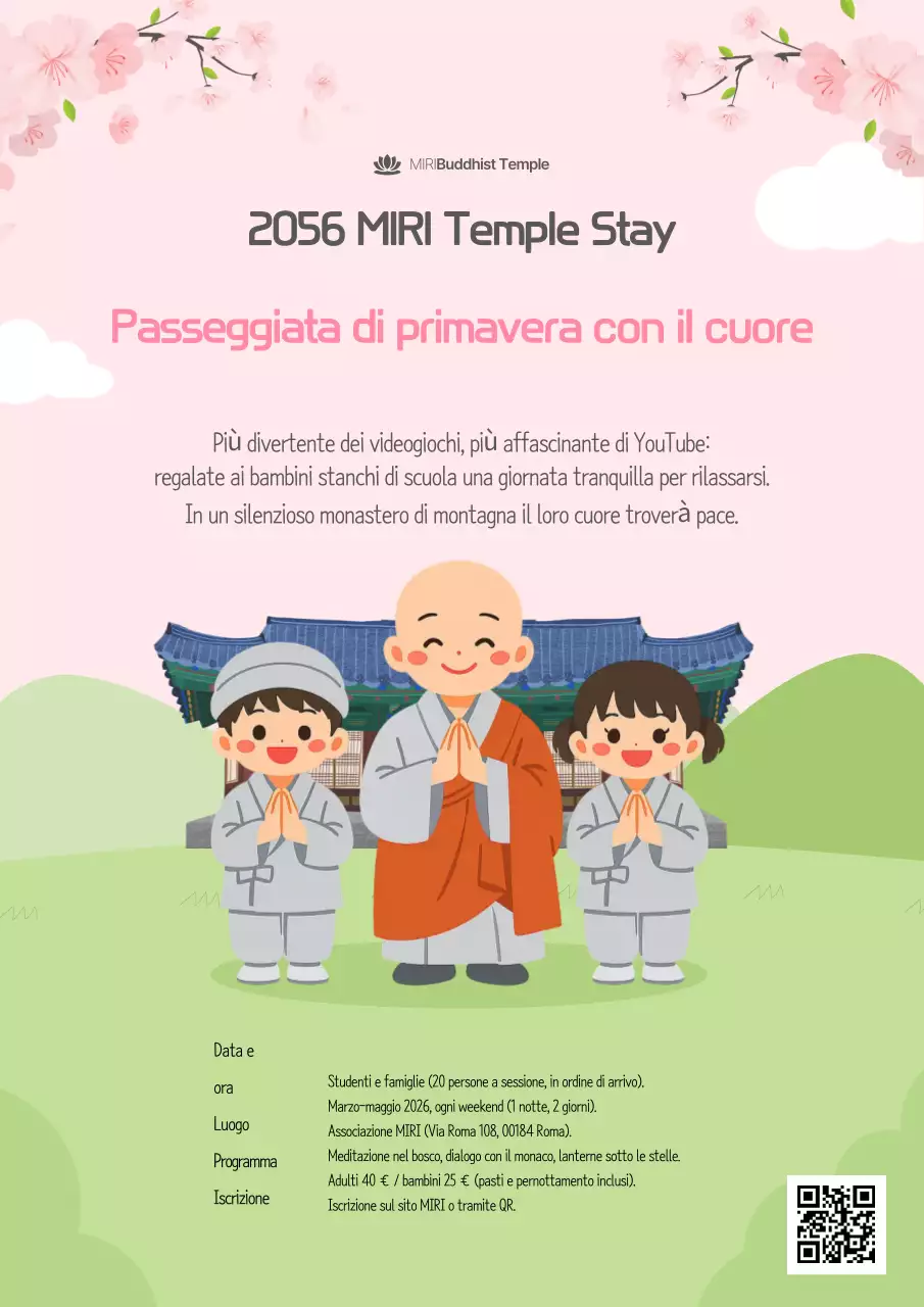 Evento Pink Clean Temple Stay