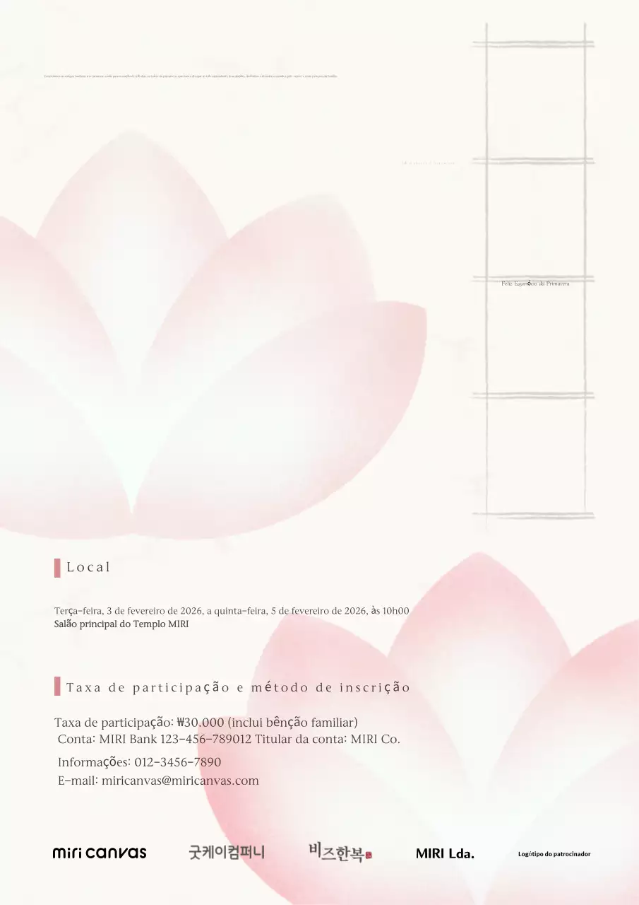 Guia de Eventos Tradicionais Yeonpink