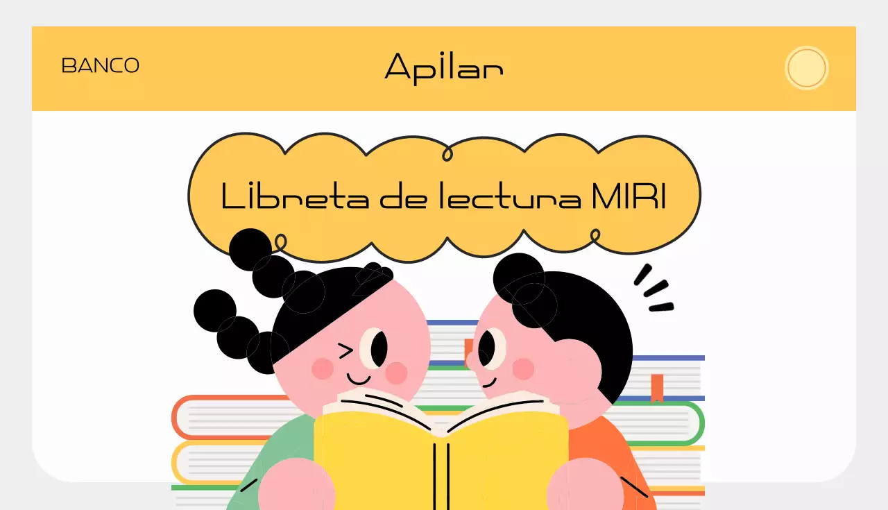 Promoción de Libreta de Lectura Amarilla Simple