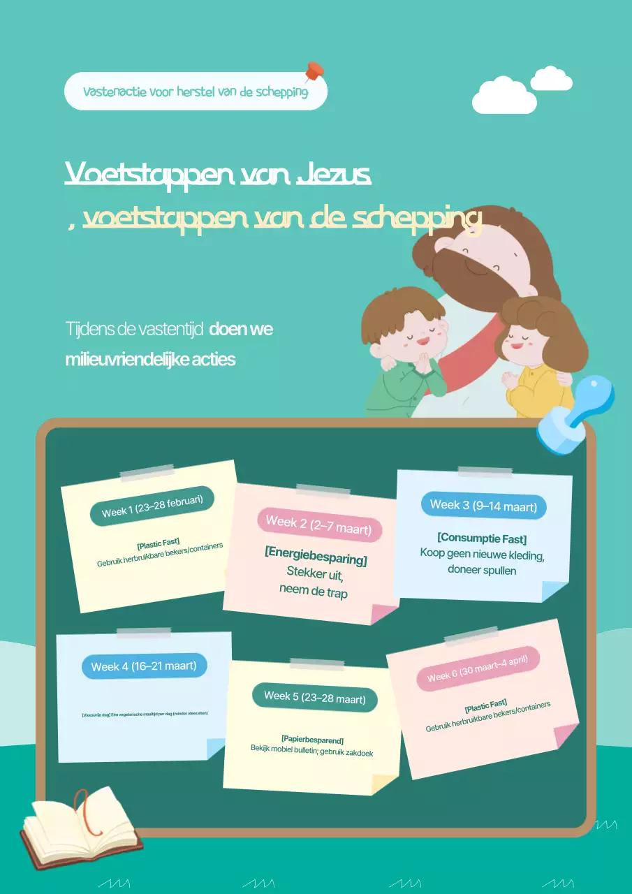 Gids voor de schattige mintgroene vastenactie