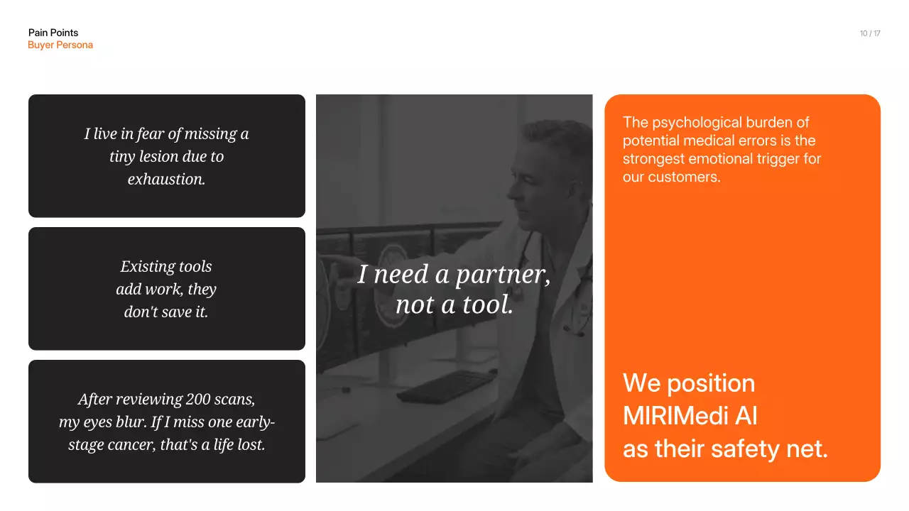 오렌지 심플 비즈니스 프레젠테이션