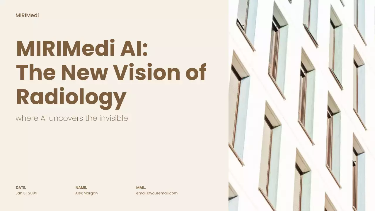 Beige Minimal AI Business Presentation