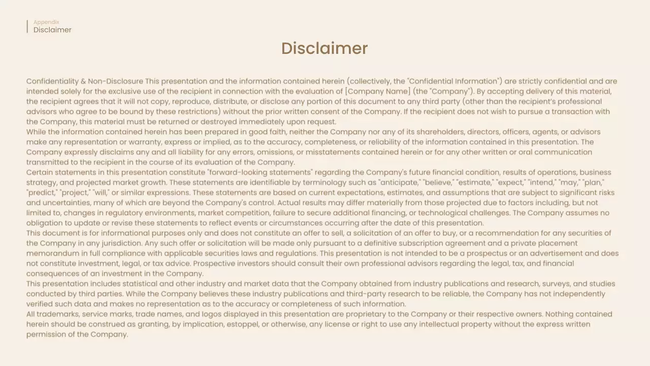 베이지 미니멀 AI 비즈니스 프레젠테이션