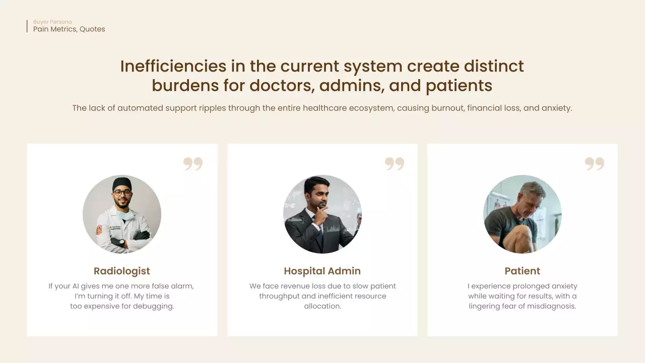 베이지 미니멀 AI 비즈니스 프레젠테이션