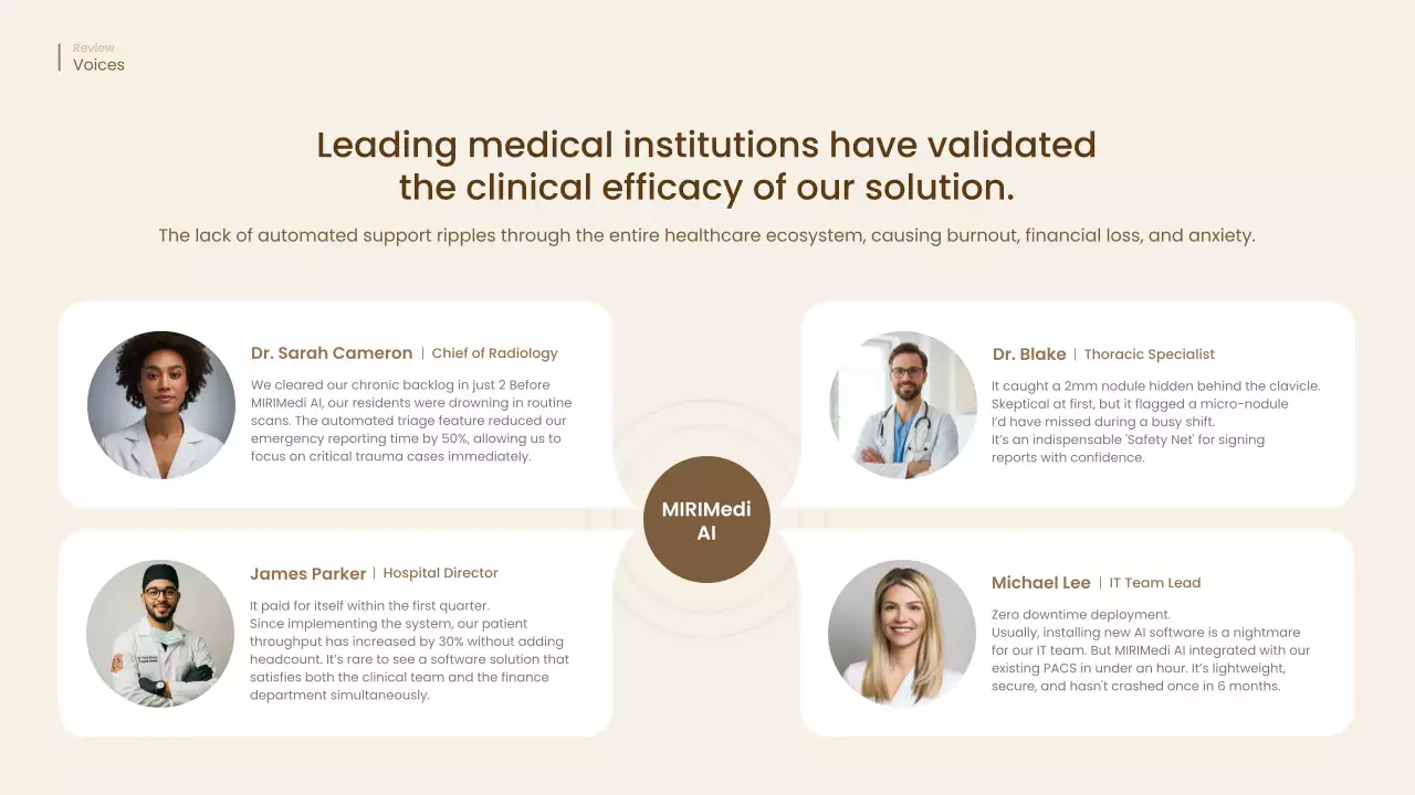 베이지 미니멀 AI 비즈니스 프레젠테이션