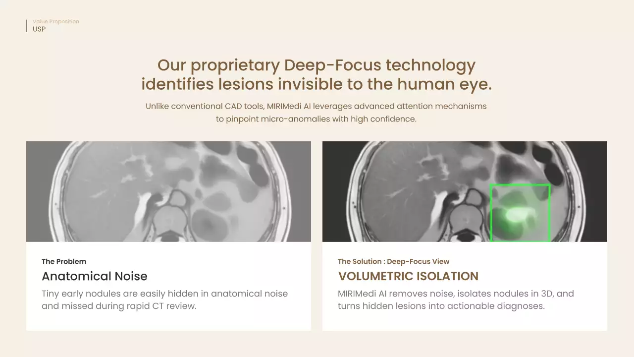 베이지 미니멀 AI 비즈니스 프레젠테이션