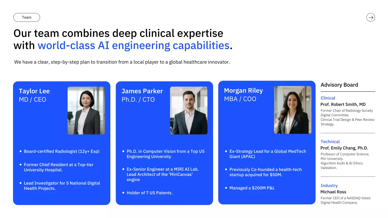 블루 모던 프레젠테이션