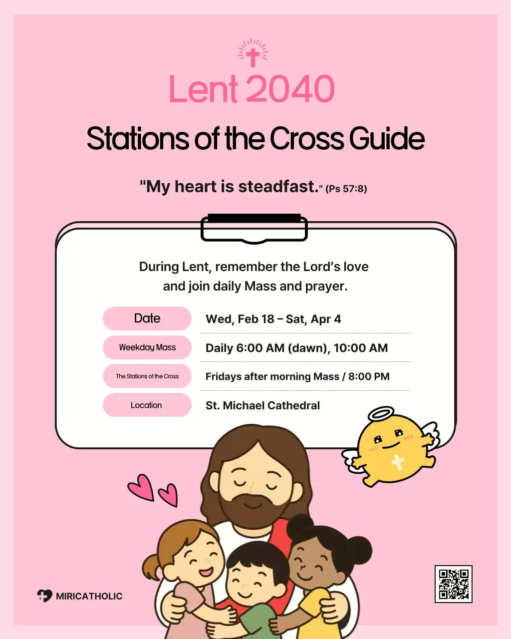 Panduan Puasa Sederhana Berwarna Merah Muda