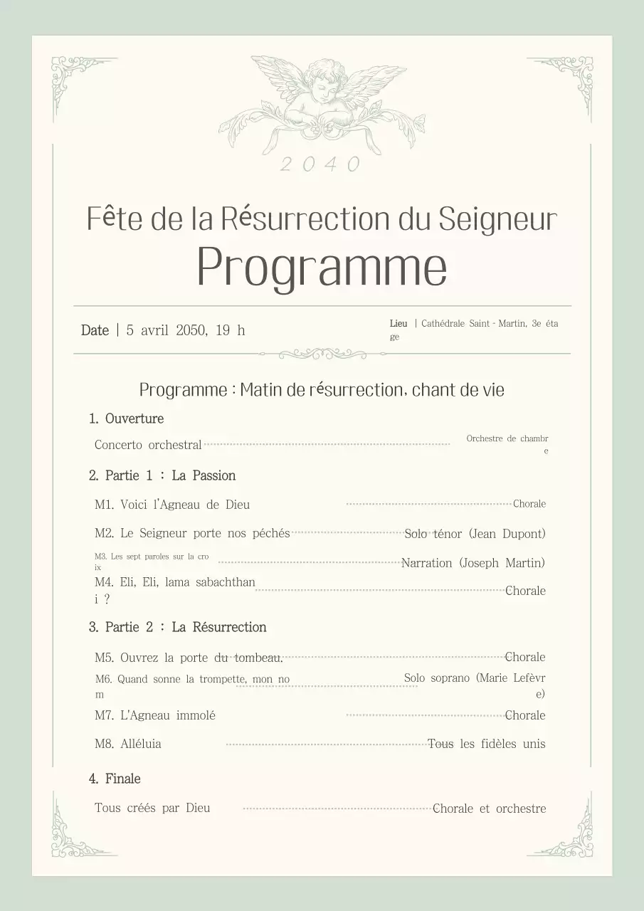 Guide des concerts de Pâques d'Ivory Classic