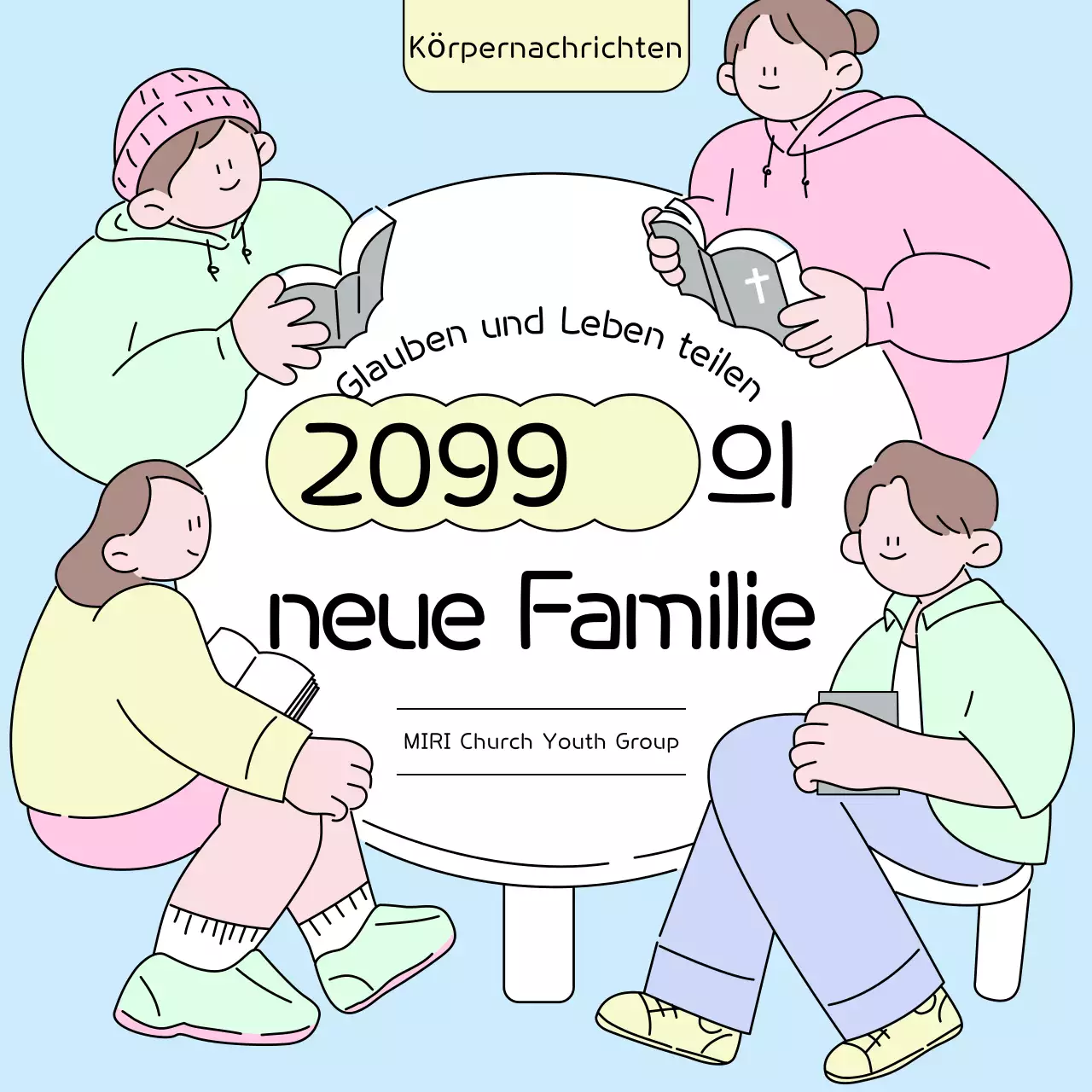 Rekrutierung der Sky Blue Minimal Youth Group