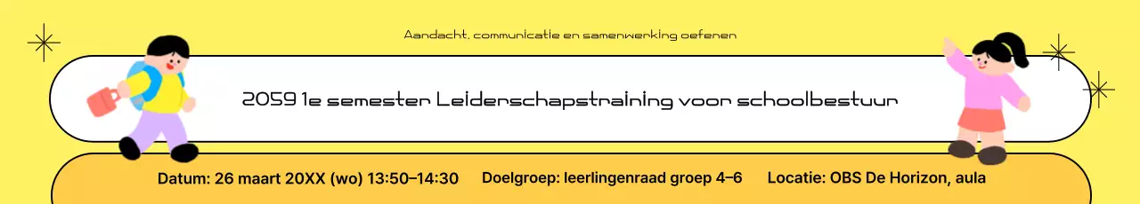 Gele Nette Studentenraad Leiderschapstraininggids