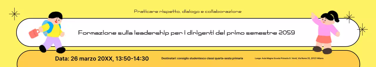 Guida alla formazione per la leadership del Consiglio studentesco Yellow Neat