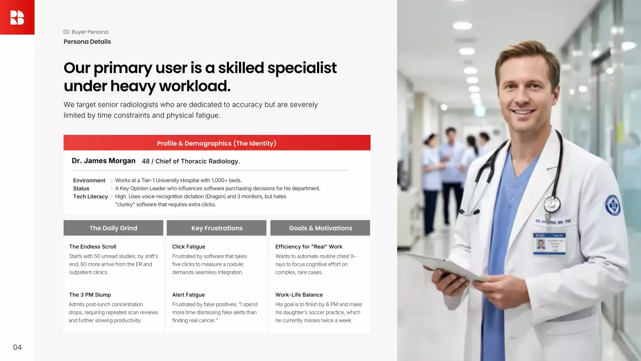 레드 심플 비즈니스 프레젠테이션