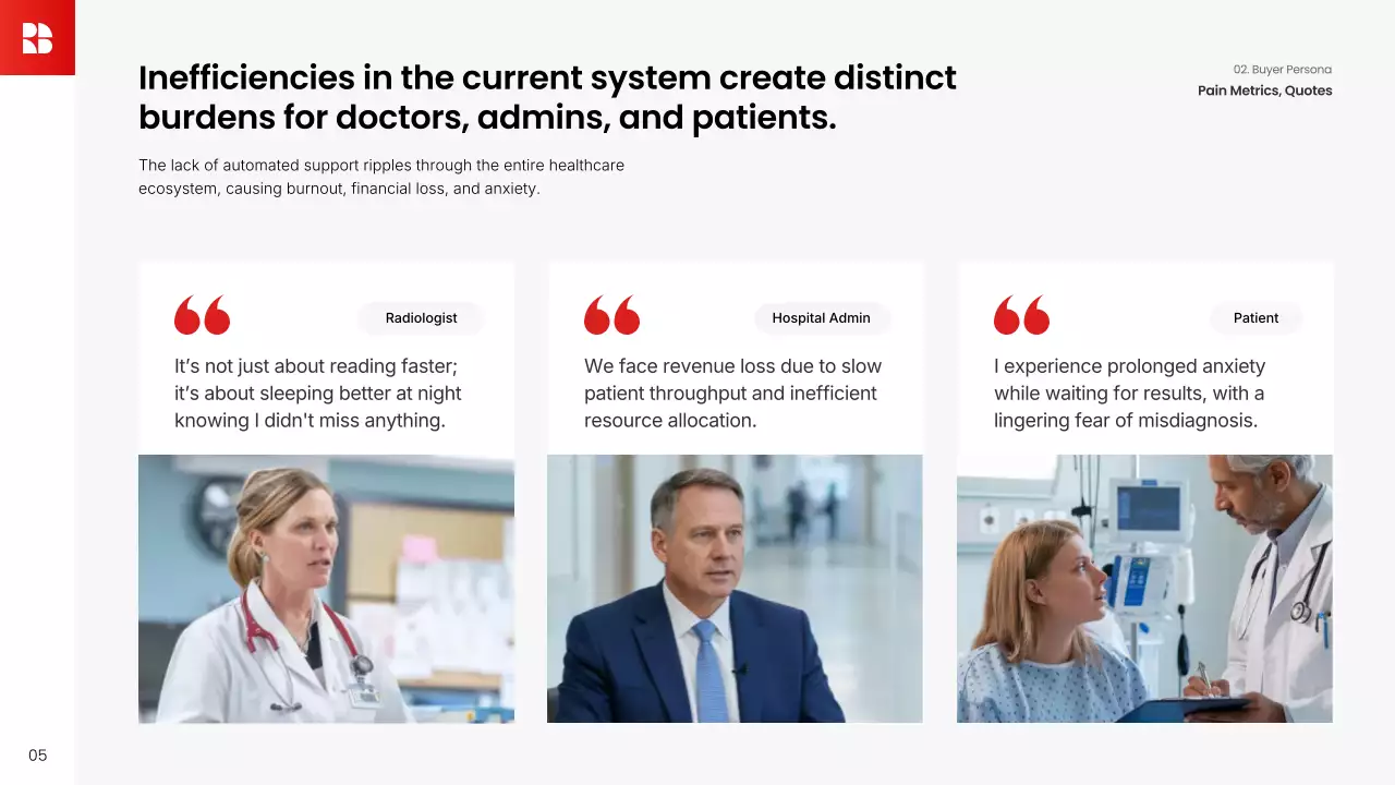 레드 심플 비즈니스 프레젠테이션