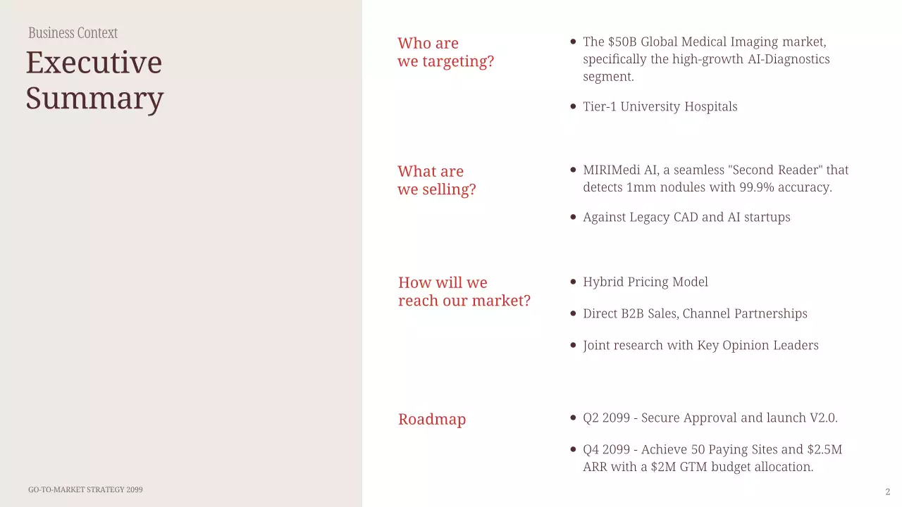 베이지 미니멀 비즈니스 프레젠테이션