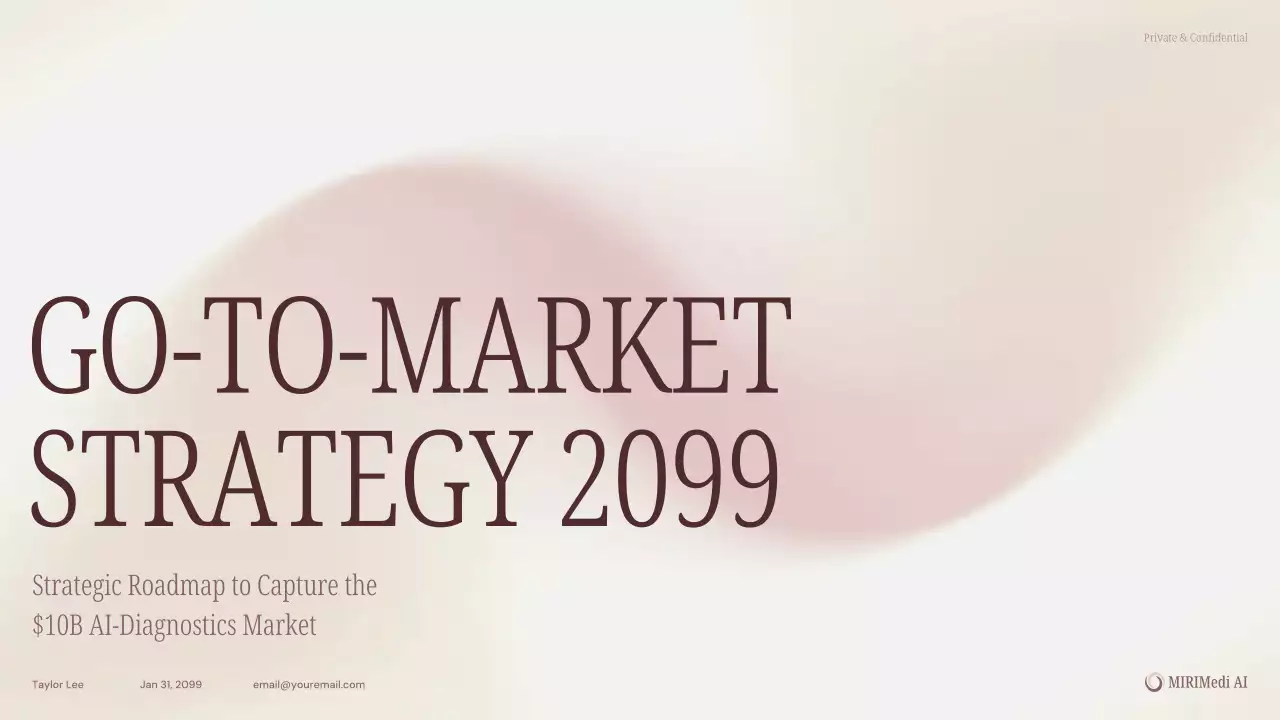 Beige Minimal AI Diagnostics Business