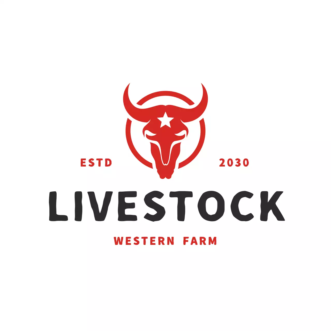 red western farm logo