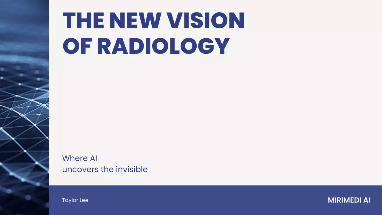 Blue Modern Radiology Presentation