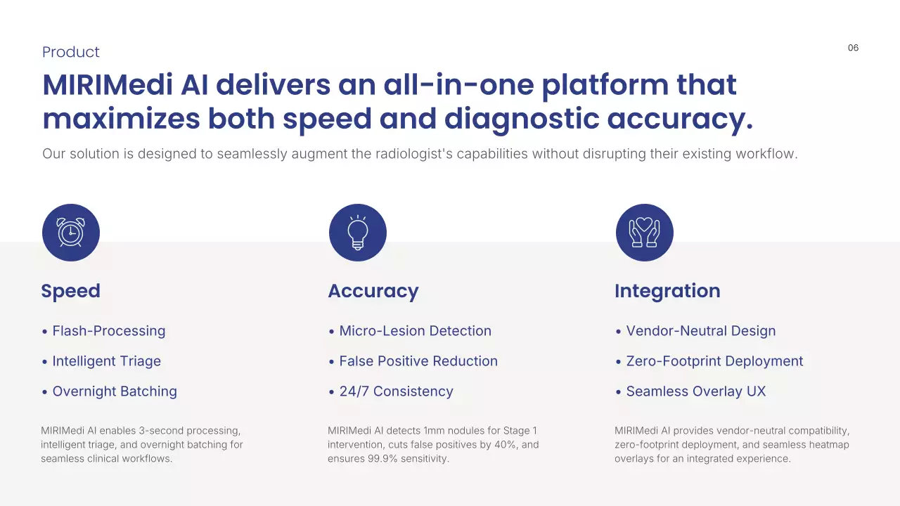 블루 모던 방사선학 프레젠테이션