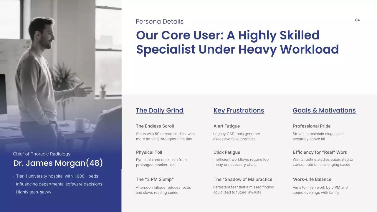 블루 모던 방사선학 프레젠테이션