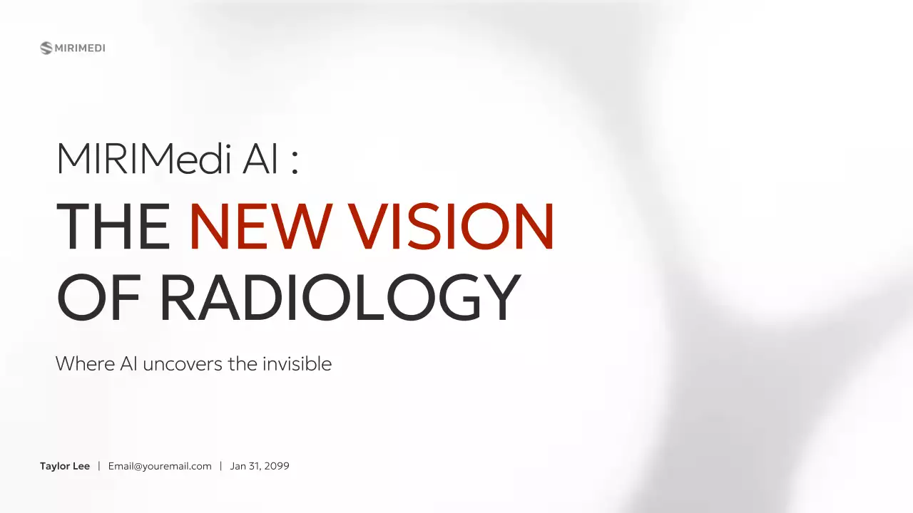 Red Modern AI Presentation