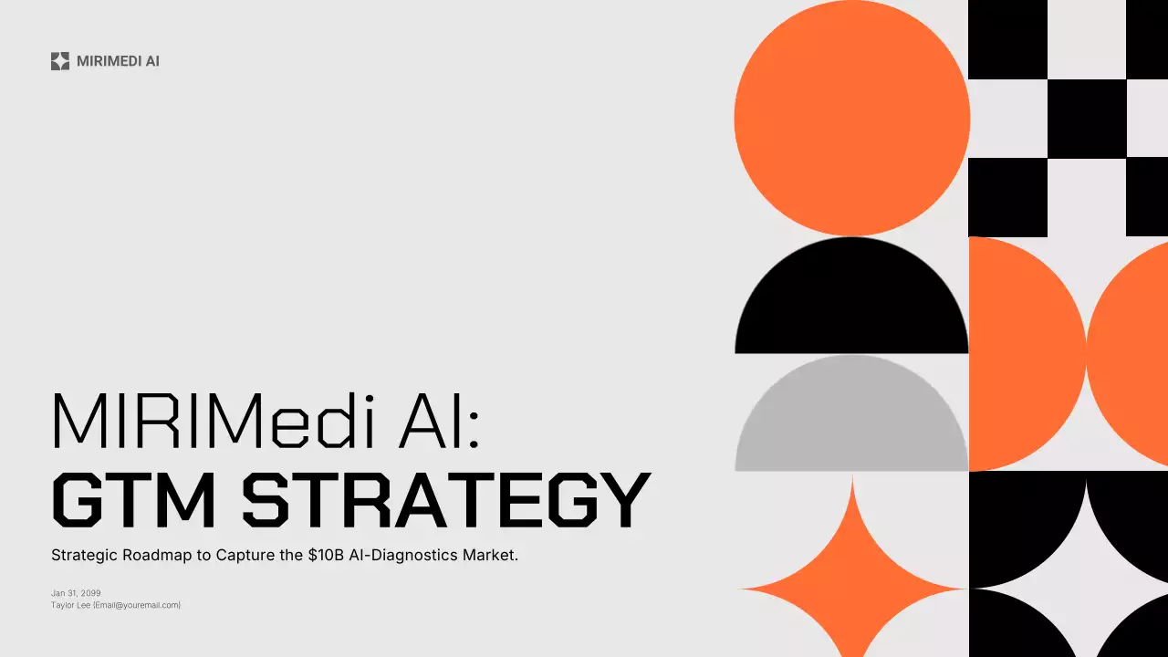 Orange Modern GTM Strategy Presentation