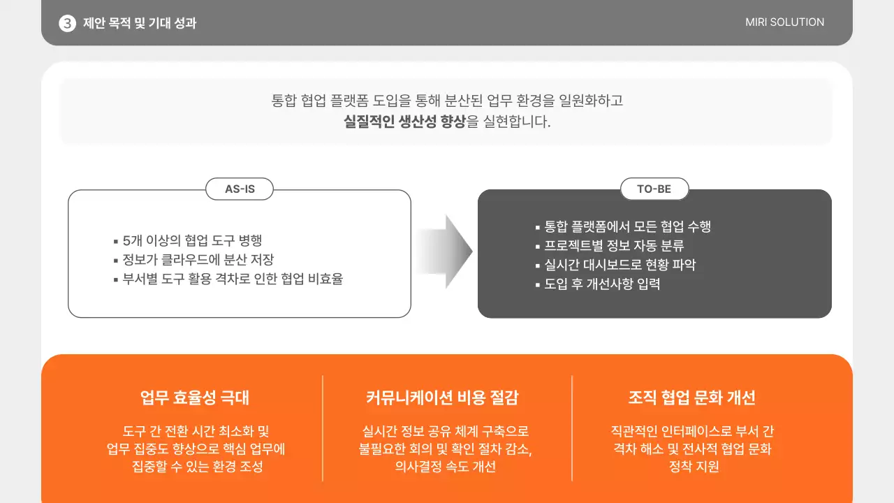 검정 모던 기업소개서 제안서