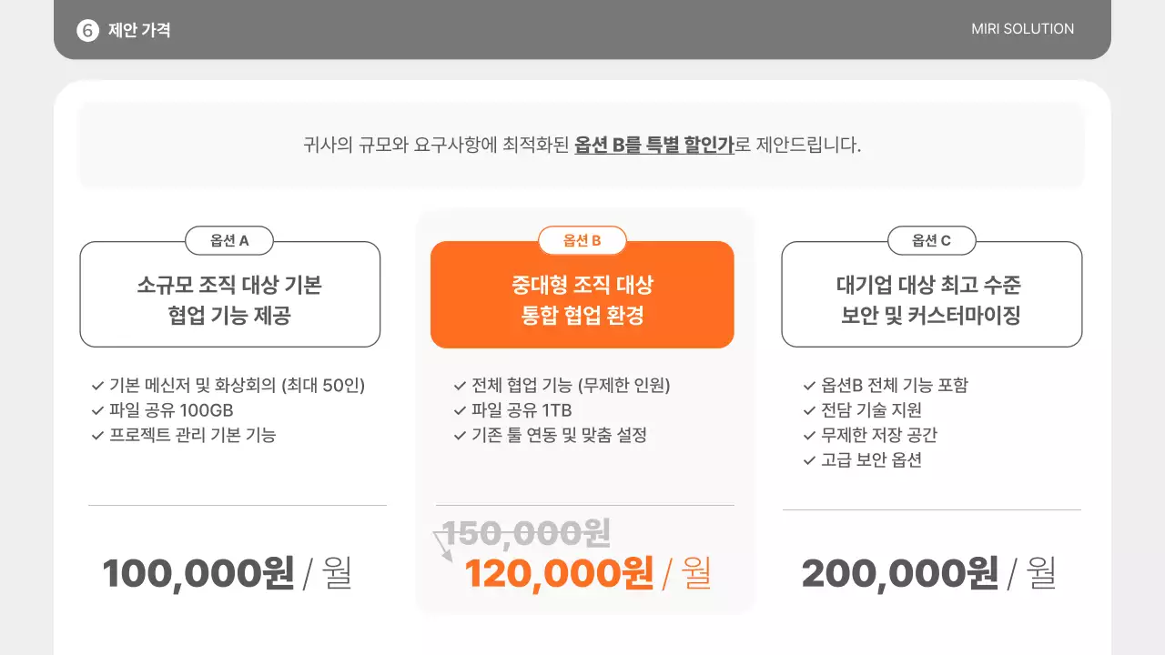 검정 모던 기업소개서 제안서