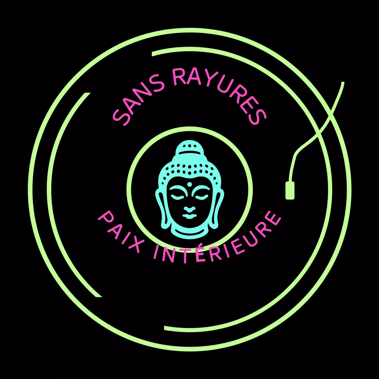 Guide de méditation simple noir